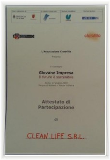 IL FUTURO è SOSTENIBILE RICONOSCIMENTO