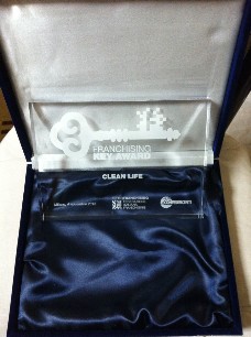 Primo premio :Franchising Key Awards a Clean Life: Primo premio :Franchising Key Awards a Clean Life: